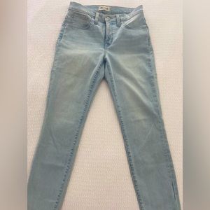 Madewell 9” Mid-Rise Skinny Jeans Size 25